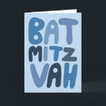 BAT MITZVAH Anpassade Modern Bubble Brev Kort<br><div class="desc">Hand plockade-text från mig till dig. Lägg till din egen text på kortets insida eller ändra färgen i bakgrunden. För mer design och färg, kolla min butik! Eller låt mig veta om du vill ha någon anpassningsbar. Jag har också passande pappra och naturligtvis både Pub och Bat mitzvah versioner! Fråga...</div>