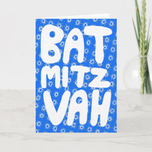 BAT MITZVAH Anpassadets stjärna i David Mönster Kort