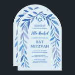 Bat mitzvah bågbåge QR-kod Pub Inbjudningar<br><div class="desc">Perfekt-kort för att tillkännage ett bat mitzvah, pub mitzvah eller annat judiskt firande! Hand plockade delikata löv-trimma konst åt dig! FULLT ANPASSADE! Klicka på "Anpassa" ovan om du vill redigera texten och lägga till länken till QR-koden. Klicka på "Redigera med verktyg" för att justera typsnitt, färg och placeringar. Ta bort...</div>
