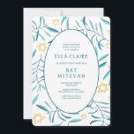 Bat mitzvah David Pub, botaniska stjärnan Inbjudningar<br><div class="desc">Perfekt-kort för att tillkännage ett bat mitzvah, pub mitzvah eller annat judiskt firande! Hand gjorde vattenfärgsgrafik åt dig på framsidan och baksidan! FULLT ANPASSADE! Klicka på "Anpassa" ovan om du vill redigera texten. Klicka på "Redigera med verktyg" om du vill justera typsnitt, färg och placeringar och ta bort baksidans design...</div>