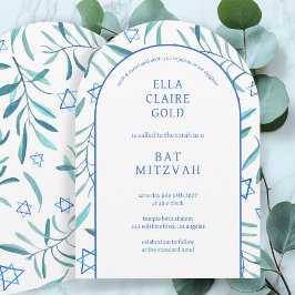 Bat mitzvah David Pub, botaniska stjärnan Inbjudningar