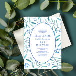 Bat mitzvah David Pub, botaniska stjärnan Inbjudningar<br><div class="desc">Perfekt-kort för att tillkännage ett bat mitzvah, pub mitzvah eller annat judiskt firande! Hand gjorde vattenfärgsgrafik åt dig på framsidan och baksidan! FULLT ANPASSADE! Klicka på "Anpassa" ovan om du vill redigera texten. Klicka på "Redigera med verktyg" om du vill justera typsnitt, färg och placeringar och ta bort baksidans design...</div>