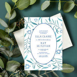 Bat mitzvah David Pub, botaniska stjärnan Inbjudningar