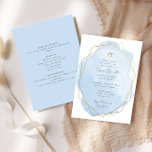 Bat mitzvah elegant, blå vattenfärg, Dubbla-sida Inbjudningar<br><div class="desc">Den här moderna designen har anpassningsbarna på en vattenfärg stänk som beskrivs i ett geometriskt format ram. Använda mallformuläret för att lägga till texten.. Med de avancerade redigeringsmenyerna,  som du kommer åt genom att välja att redigera med "Design Verktyg",  kan du ändra typsnitt och layout.</div>