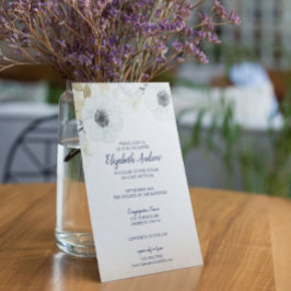 Bat mitzvah elegant för marin blå Blommigt Inbjudningar