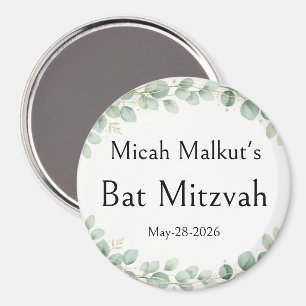 Bat Mitzvah-firande, Modern Enkel Minimal, Magnet