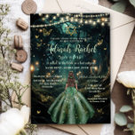 Bat mitzvah för Grönt av Echands Forest Emerald Dr Inbjudningar<br><div class="desc">Anpassa den här spännande Bat mitzvah inbjudan enkelt och snabbt. Klicka bara på Redigera med Design Verktyg om du vill redigera texten ytterligare, ändra teckensnittet stilar och teckensnittet färg. Med en flicka klädd i en annalkande grönt-klänning och en förtrollad skogsbakgrund. Smöglarna, flickan och stjärnan är rörliga, skalbara, multiplikerbara och löstagbara....</div>