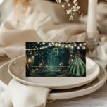 Bat mitzvah för Grönt av Echands Forest Emerald Dr Placeringskort<br><div class="desc">De här vackra platskorten har en flicka i en annalkande grönt-klänning och en förtrollad skogsbakgrund. PS: Dessa platskort kan inte vara personlig för sig; varje förpackning innehåller minst 25 kort med samma utformning. David-stjärnan, fjärilarna, tjejen och bordsnumret är flyttbara, skalbara, multiplikerbara och löstagbara. Klicka på knappen Redigera med Design Verktyg"....</div>