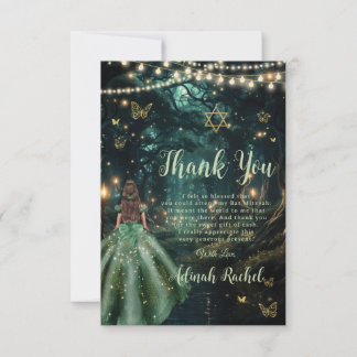 Bat mitzvah för Grönt av Echands Forest Emerald Dr Tack Kort