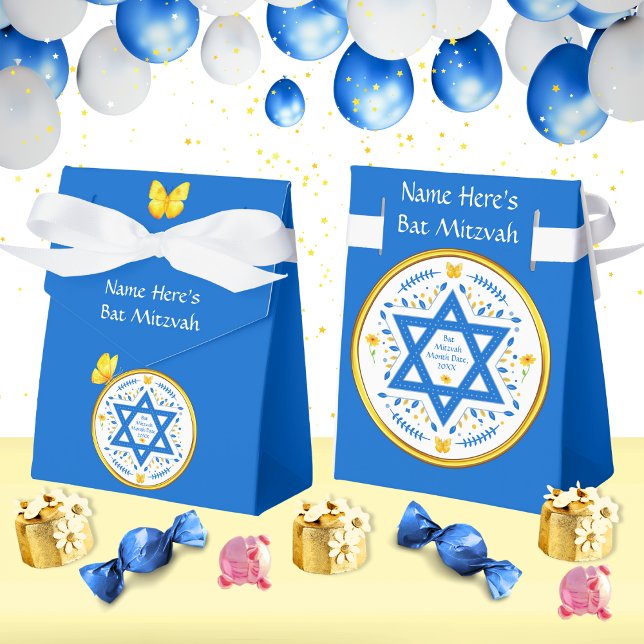 Bat mitzvah Giveaways-idéer, Bat mitzvah Presentaskar (Bat Mitzvah Party Supplies. Bat Mitzvah Candy Boxes and great for Bat Mitzvah Giveaways. Favors.)