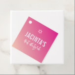 BAT MITZVAH gradient för smart rosa i stjärnan Gåvor Etiketter<br><div class="desc">efter kat masard >> https://linktr.ee/simplysweetpaperie <<<<<<<<></div>