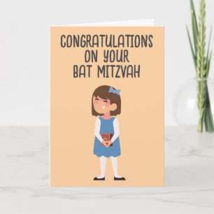 bat mitzvah grattisar kort