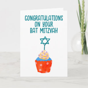 bat mitzvah grattisar kort