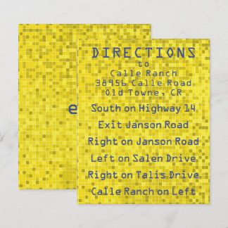 Bat mitzvah hölje/riktningskortspel för pub på