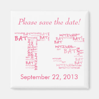 Bat mitzvah i Monogram Magnet