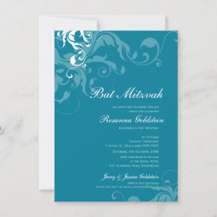 BAT MITZVAH INBJUDAN: Bella Inbjudningar