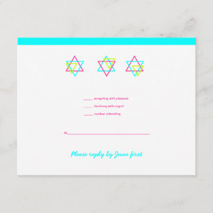 Bat mitzvah inbjudan Marissa Malka OSA