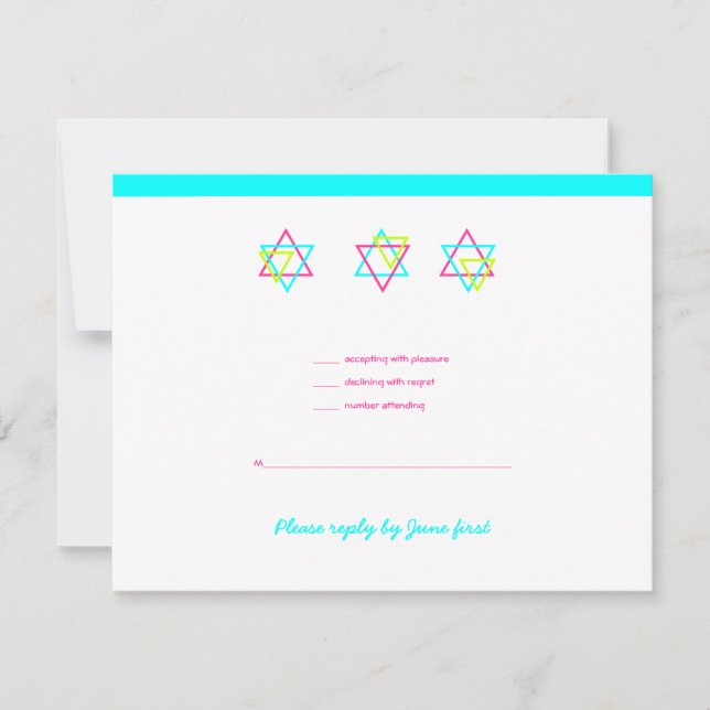 Bat mitzvah inbjudan Marissa Malka OSA (Framsida)