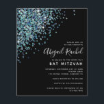 Bat mitzvah inbjudan till Black Glitter budget<br><div class="desc">En enkel glitter-design **VÄNLIGEN LÄS FÖRE KÖP** Vår serie med budgetskrivbordsåtgärder på 4, 5 x 5, 6 tum och passar in i ett A6-kuvert, som finns i alla sorters färg på din lokala kontorsbutik, eller så kan du lägga till vita till din beställning innan du checkar ut. Kardstammen är ljusvit...</div>