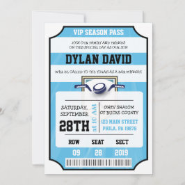 Bat mitzvah inbjudan till HOCKEY VIP BILJETT Pub