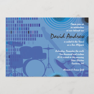 Bat mitzvah inbjudan till Roll Pub