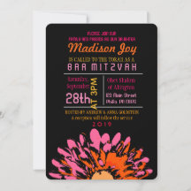 BAT MITZVAH inbjudan till SO SÖT DAISY