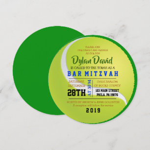 BAT MITZVAH inbjudan till TENNIS ROUND Pub