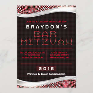 BAT MITZVAH inbjudan till VIDEO GAMES RED Pub