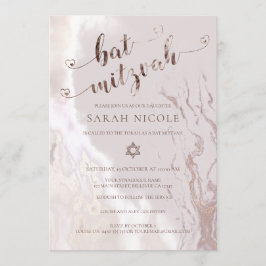 Bat mitzvah inbjudningar | Modern och Chic