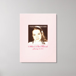 Bat mitzvah inloggning i Party Canvastryck