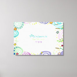 Bat mitzvah inloggningskontroll för MOR NATURE SWI Canvastryck