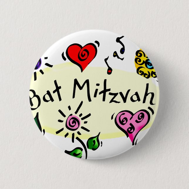 Bat mitzvah knapp (Framsida)