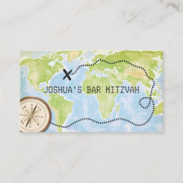 Bat mitzvah kort för Compass Karta Travel Pub