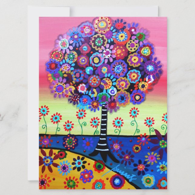 Bat mitzvah LIVETS TRÄDinbjudningar för pub Inbjudningar (Framsida)