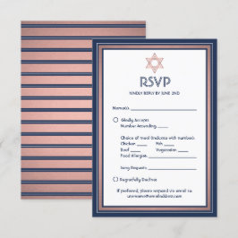 Bat mitzvah måltider, Sång-begäran, blått och Rosa OSA Kort