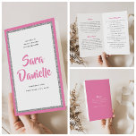 Bat mitzvah mappat program för glittery Silver & R<br><div class="desc">Vikten av detta papper är den viktigaste faktorn för ditt program. Det är mycket tyngre än att kopiera pappert och det är perfekt för dina engångsprogram. Använda mallen som du vill fylla i informationen i. Du kan använda funktionen "Anpassa ytterligare" för att ändra teckensnittet (storlekt, stil, färg) och lägga till...</div>