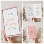 Bat mitzvah mappat program för glittery Silver & R<br><div class="desc">Vikten av detta papper är den viktigaste faktorn för ditt program. Det är mycket tyngre än att kopiera pappert och det är perfekt för dina engångsprogram. Använda mallen som du vill fylla i informationen i. Du kan använda funktionen "Anpassa ytterligare" för att ändra teckensnittet (storlekt, stil, färg) och lägga till...</div>