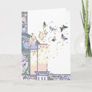 Bat mitzvah mosaik kort