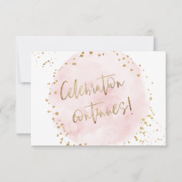 Bat mitzvah mottagning av PixDezines H2-Rosa-bomul Inbjudningar