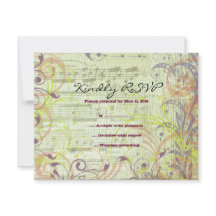 Bat mitzvah MUSICAL POPPY-svarskort