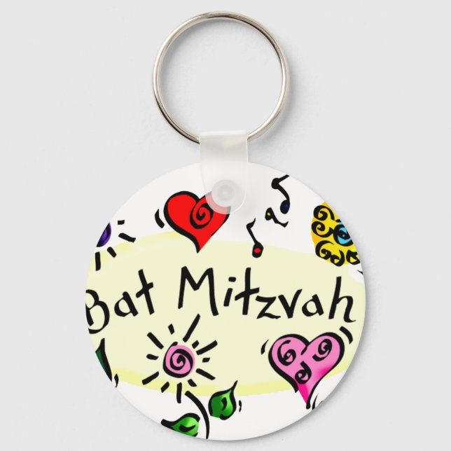 Bat mitzvah nyckelring (Framsida)