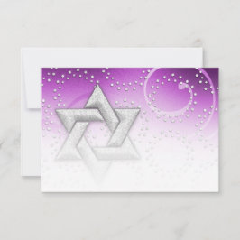 Bat mitzvah OSA kort av Raspberry Shimmer Star