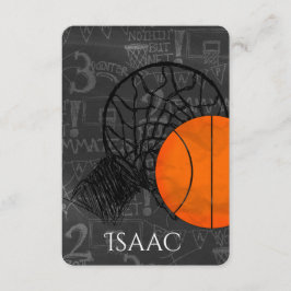 Bat mitzvah OSA kort-baskettema i pub Kort