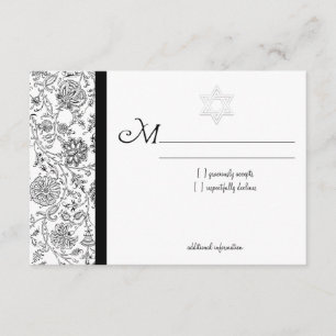 Bat mitzvah OSA kort för elegant
