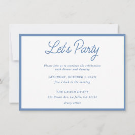 Bat mitzvah partiinbjudan till Modern Fransk Blomm Inbjudningar