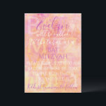 Bat mitzvah Pub Mitzvah bara subtil inbjudan<br><div class="desc">Helt enkelt subtil och vackert uttalad Bat mitzvah eller Pub Mitzvah, inbjudningar. Få igång firande med den här färgstarka inbjudan. Alla designade inslag kan redigeras: roterade, raderade, duplicerade, flyttat, storleksändrade osv. på båda sidor av inbjudan. Anpassa genom att ta bort text och ersätta med en egen. Välj ditt favoritteckensnitt färger,...</div>