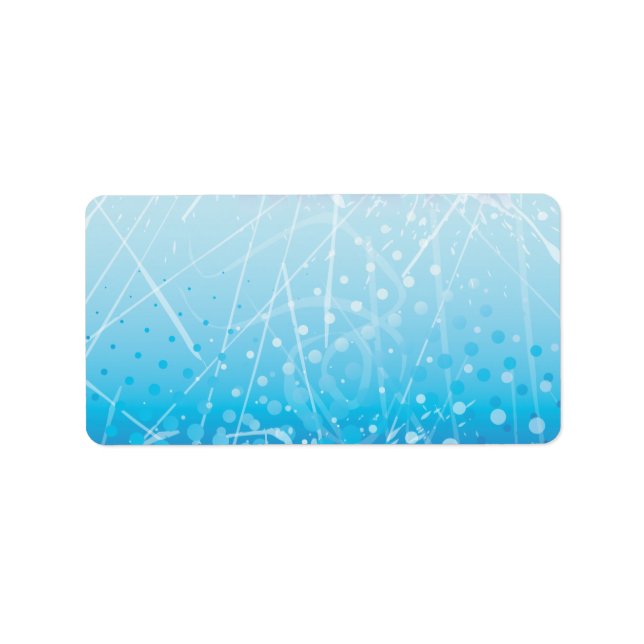 BAT MITZVAH returadressetikett för ICE HOCKEY Pub Adressetikett (Framsidan)