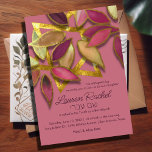 Bat mitzvah Ro Burgundy Watercolor Petals Star Inbjudningar<br><div class="desc">Bat mitzvah Ro Burgundy Watercolor Petals Star Pub Mitzvah och Bat mitzvah inbjudningar designade av Umua. Tryckt och avsänt av Zazzle eller dess partner.</div>
