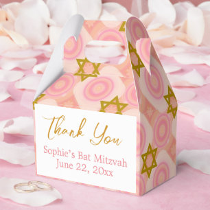bat mitzvah roligt-/favör-/presentboxar presentaskar