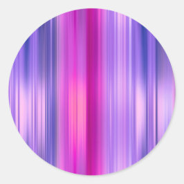 Bat mitzvah rosa och Lila i randområden Runt Klistermärke